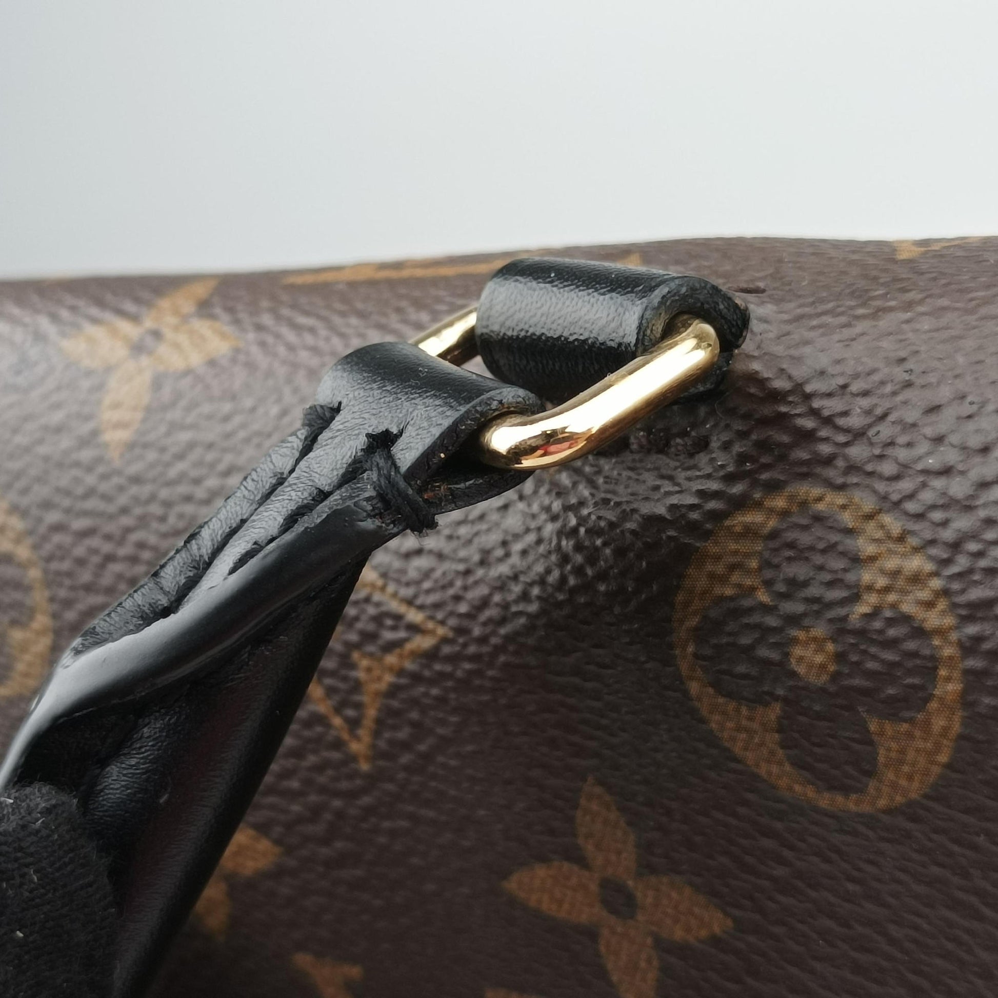 MARIGNAN brown×Gray×Black Monogram Canvas×calf leather×Snake skin N95750 FL1179マリニャン モノグラム/ブラウン×グレー×ブラック モノグラムキャンバス×カーフ×ヘビ レザー N95750 FL1179