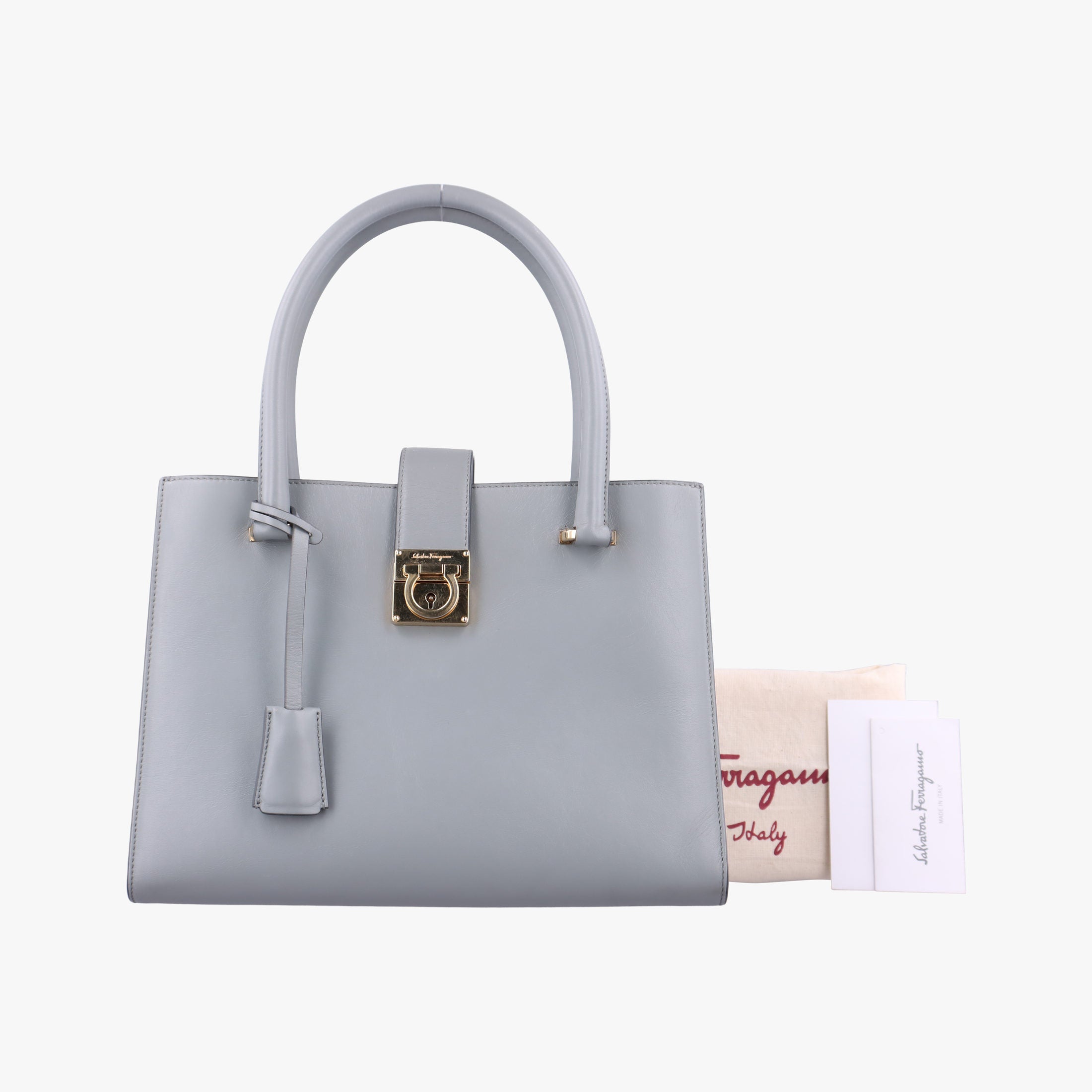 Gancini Juliet Grey leather AU-21/D658ガンチーニ ジュリエット グレー レザー AU-21/D658