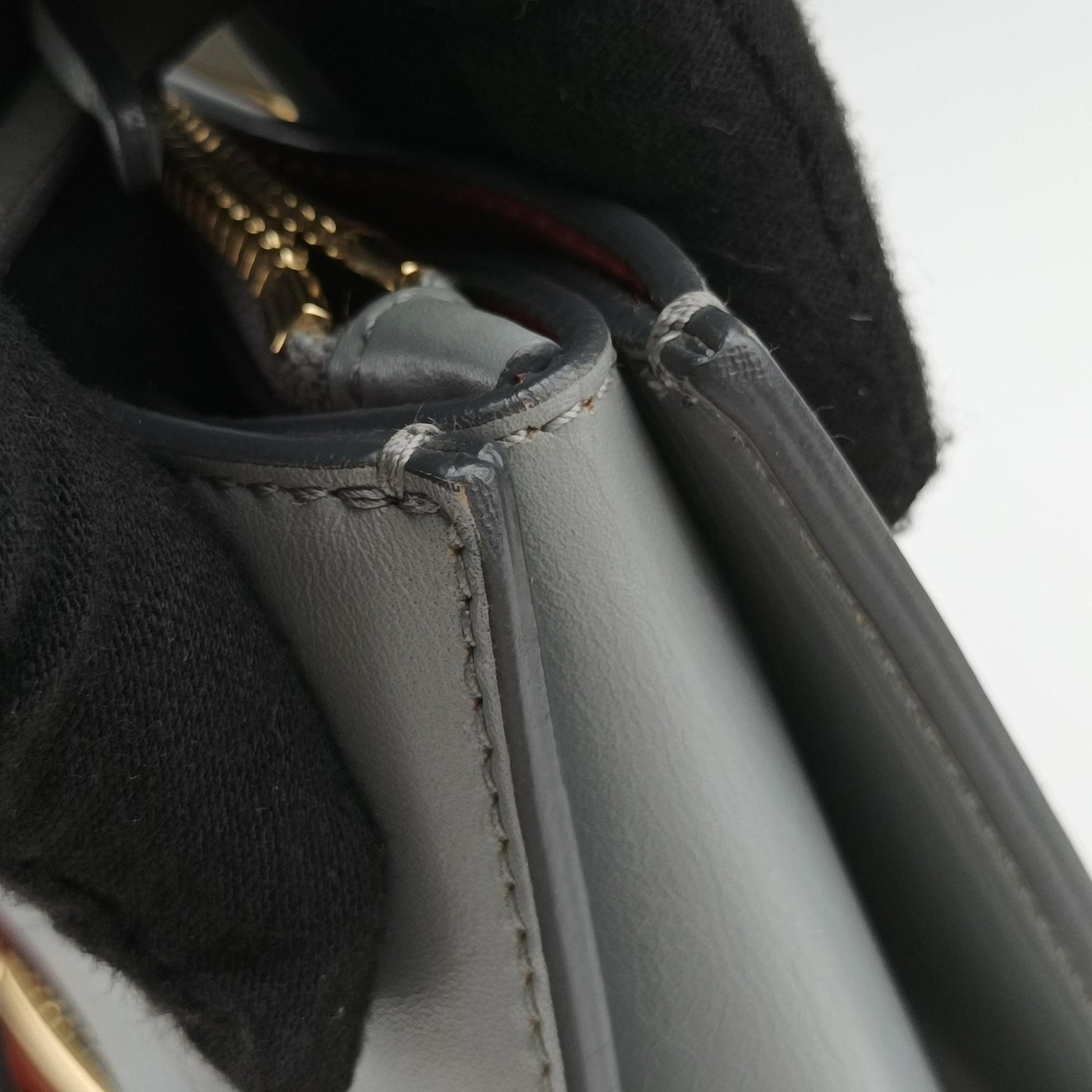Gancini Juliet Grey leather AU-21/D658ガンチーニ ジュリエット グレー レザー AU-21/D658