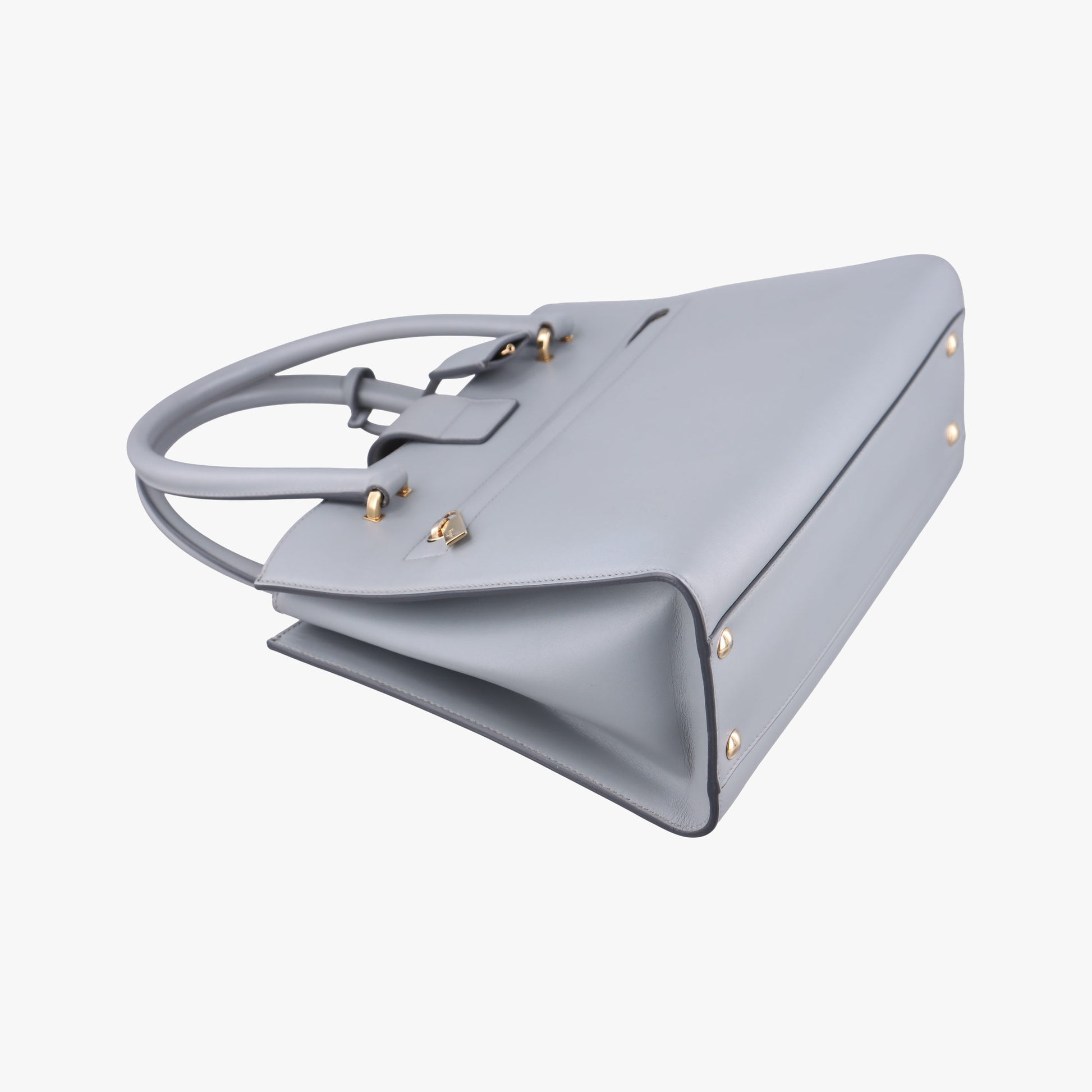 Gancini Juliet Grey leather AU-21/D658ガンチーニ ジュリエット グレー レザー AU-21/D658