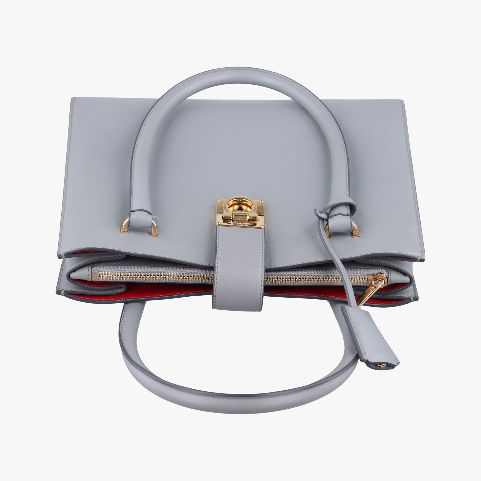 Gancini Juliet Grey leather AU-21/D658ガンチーニ ジュリエット グレー レザー AU-21/D658