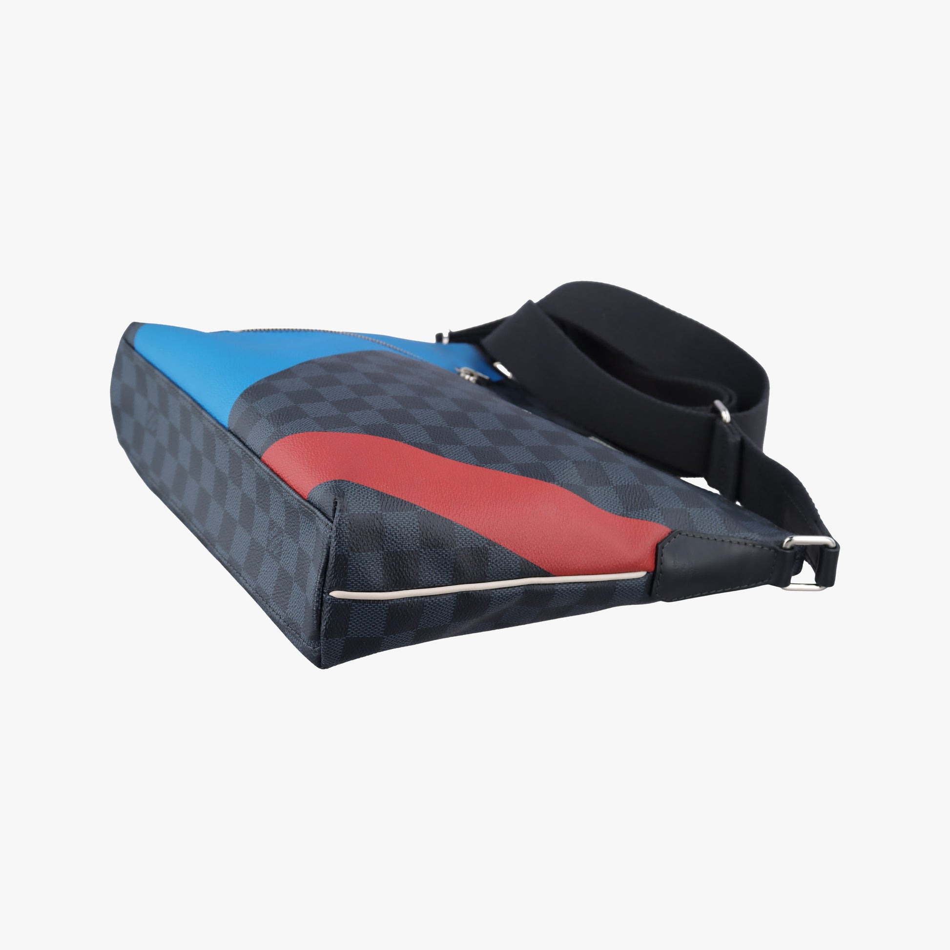 Mick PM America's Cup Limited Damier Cobalt × Tri-Color Coated Canvas × Leather N41639 SR2146ミックPM アメリカズカップ 限定 ダミエ・コバルト × トリコロール コバルトキャンバス × レザー N41639 SR2146