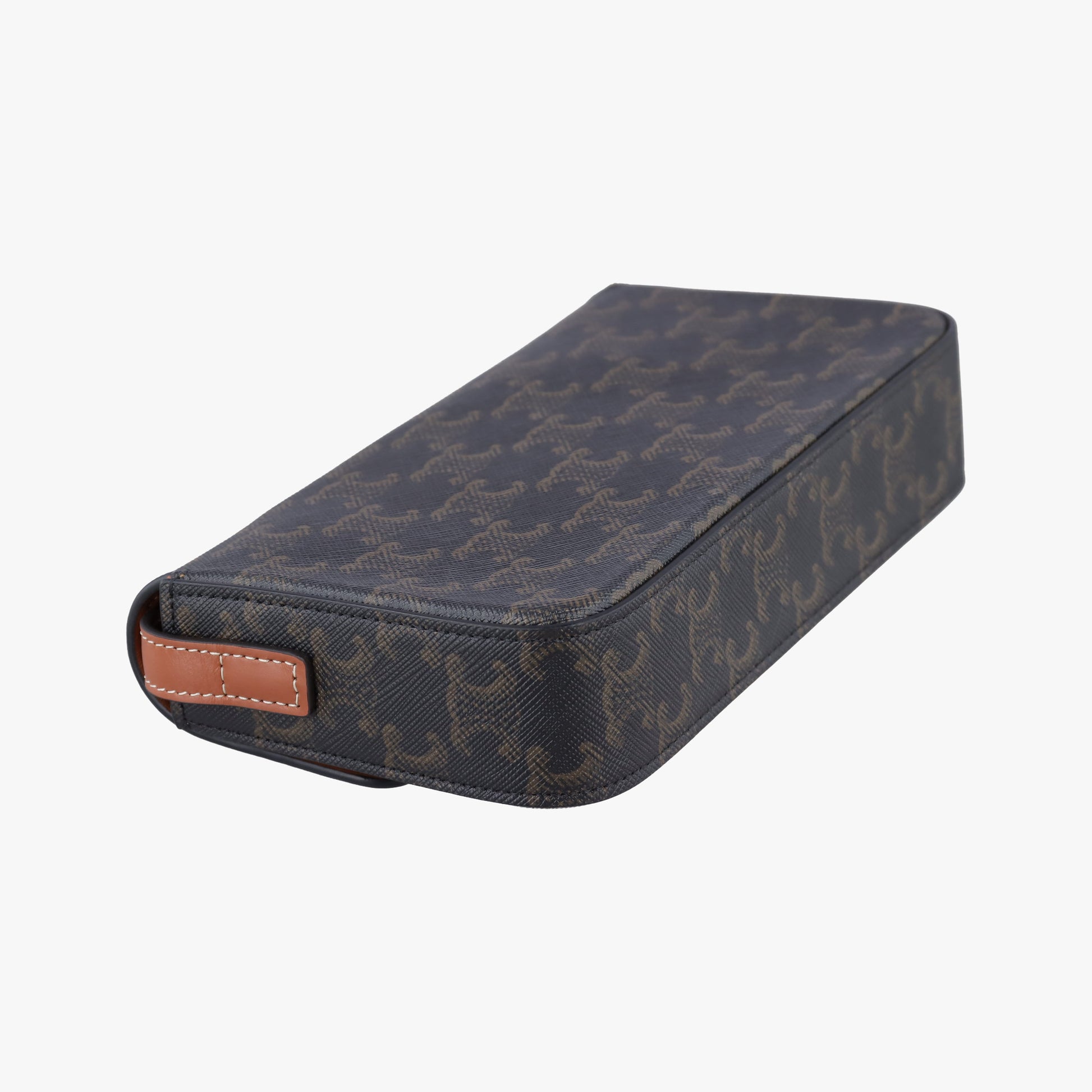 TRIOMPHE Brown PVC coated canvas F-CU-1242トリオンフ ブラウン PVCコーティングキャンバス F-CU-1242