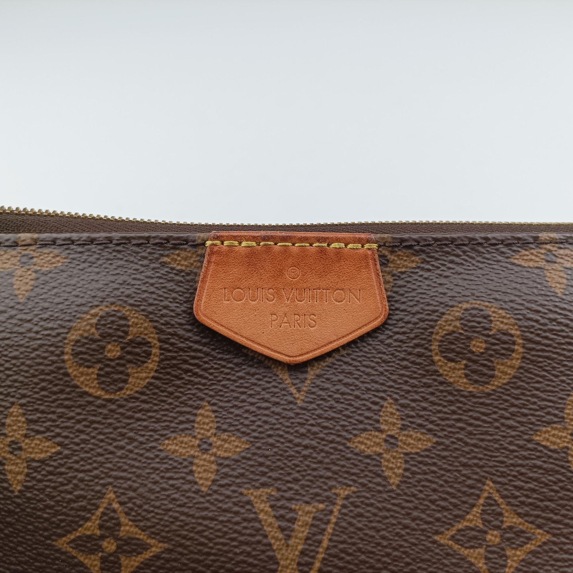 MULTI POCHETTE ACCESSOIRES MARRON×ROSE CLAIRE Monogram Canvas M44840 SR3179ミュルティポシェットアクセソワール マロン×ローズ クレール モノグラムキャンバス M44840 SR3179