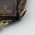 MULTI POCHETTE ACCESSOIRES MARRON×ROSE CLAIRE Monogram Canvas M44840 SR3179ミュルティポシェットアクセソワール マロン×ローズ クレール モノグラムキャンバス M44840 SR3179