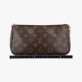 MULTI POCHETTE ACCESSOIRES MARRON×ROSE CLAIRE Monogram Canvas M44840 SR3179ミュルティポシェットアクセソワール マロン×ローズ クレール モノグラムキャンバス M44840 SR3179