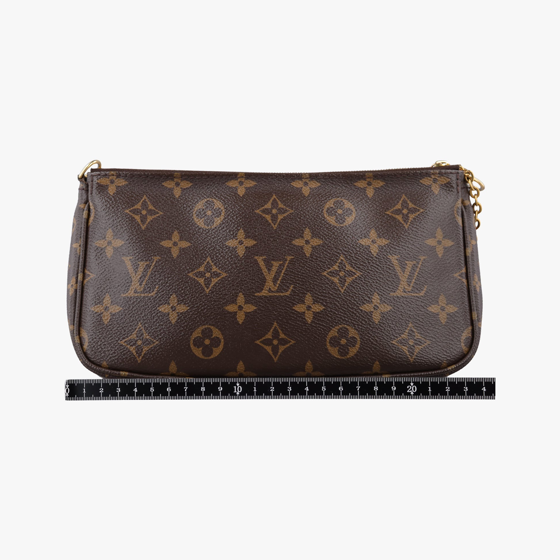 MULTI POCHETTE ACCESSOIRES MARRON×ROSE CLAIRE Monogram Canvas M44840 SR3179ミュルティポシェットアクセソワール マロン×ローズ クレール モノグラムキャンバス M44840 SR3179