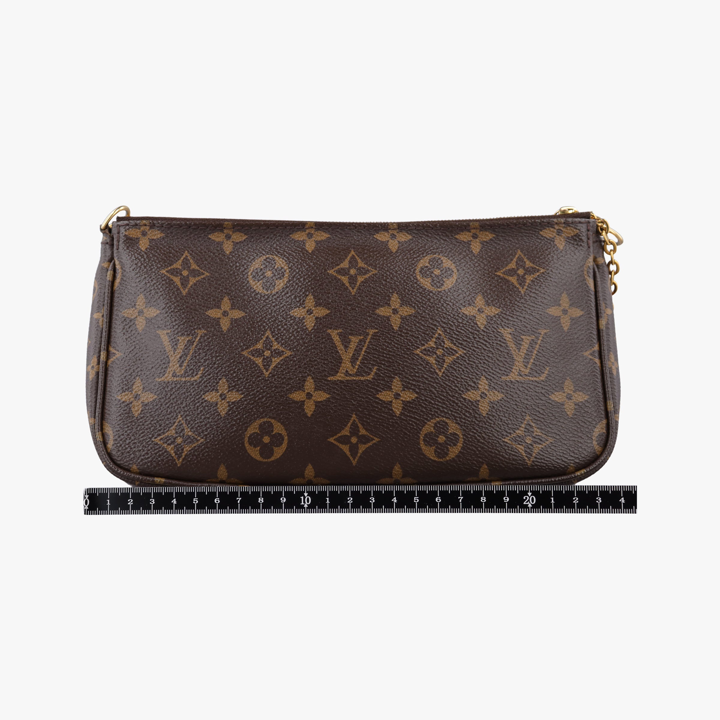 MULTI POCHETTE ACCESSOIRES MARRON×ROSE CLAIRE Monogram Canvas M44840 SR3179ミュルティポシェットアクセソワール マロン×ローズ クレール モノグラムキャンバス M44840 SR3179