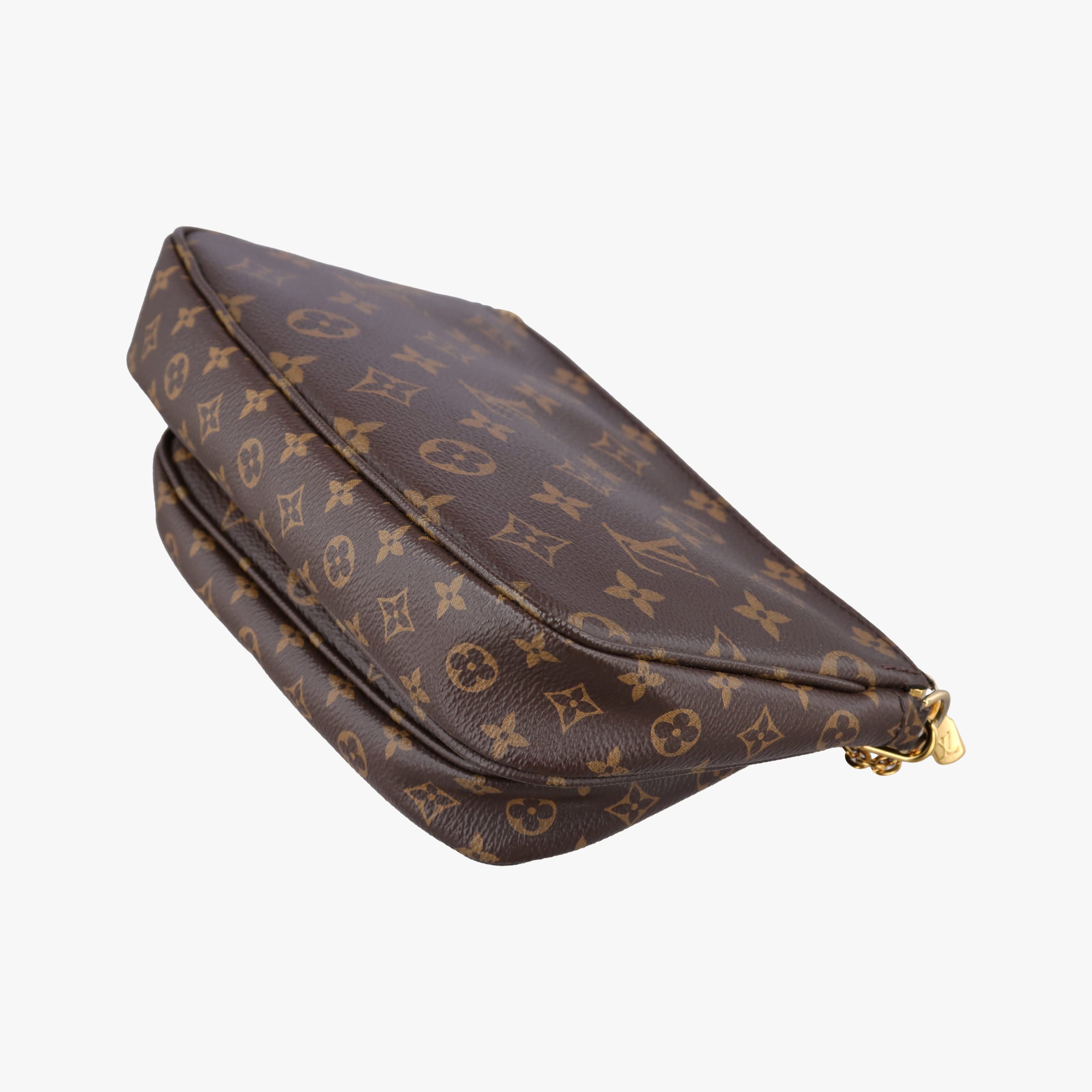 MULTI POCHETTE ACCESSOIRES MARRON×ROSE CLAIRE Monogram Canvas M44840 SR3179ミュルティポシェットアクセソワール マロン×ローズ クレール モノグラムキャンバス M44840 SR3179