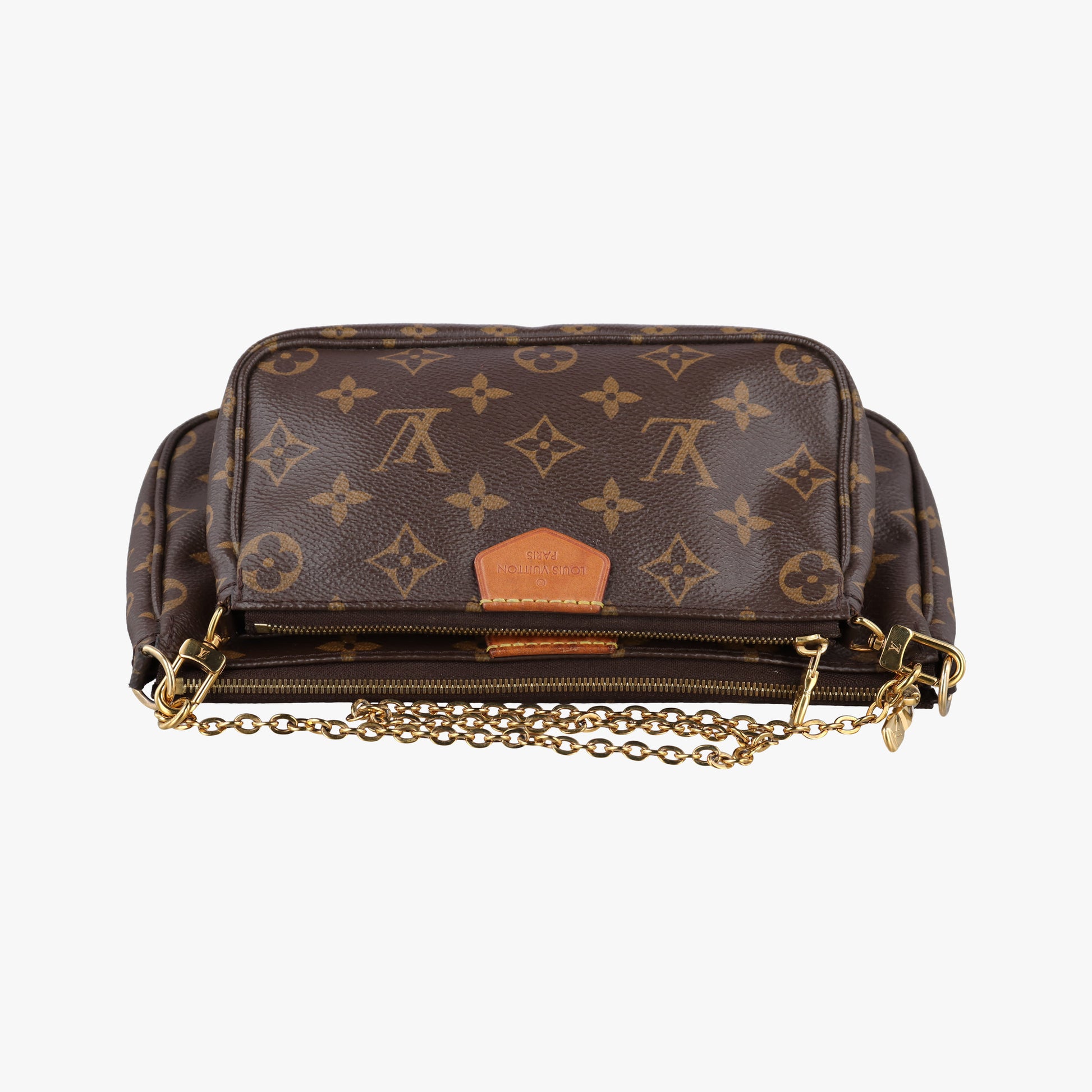 MULTI POCHETTE ACCESSOIRES MARRON×ROSE CLAIRE Monogram Canvas M44840 SR3179ミュルティポシェットアクセソワール マロン×ローズ クレール モノグラムキャンバス M44840 SR3179