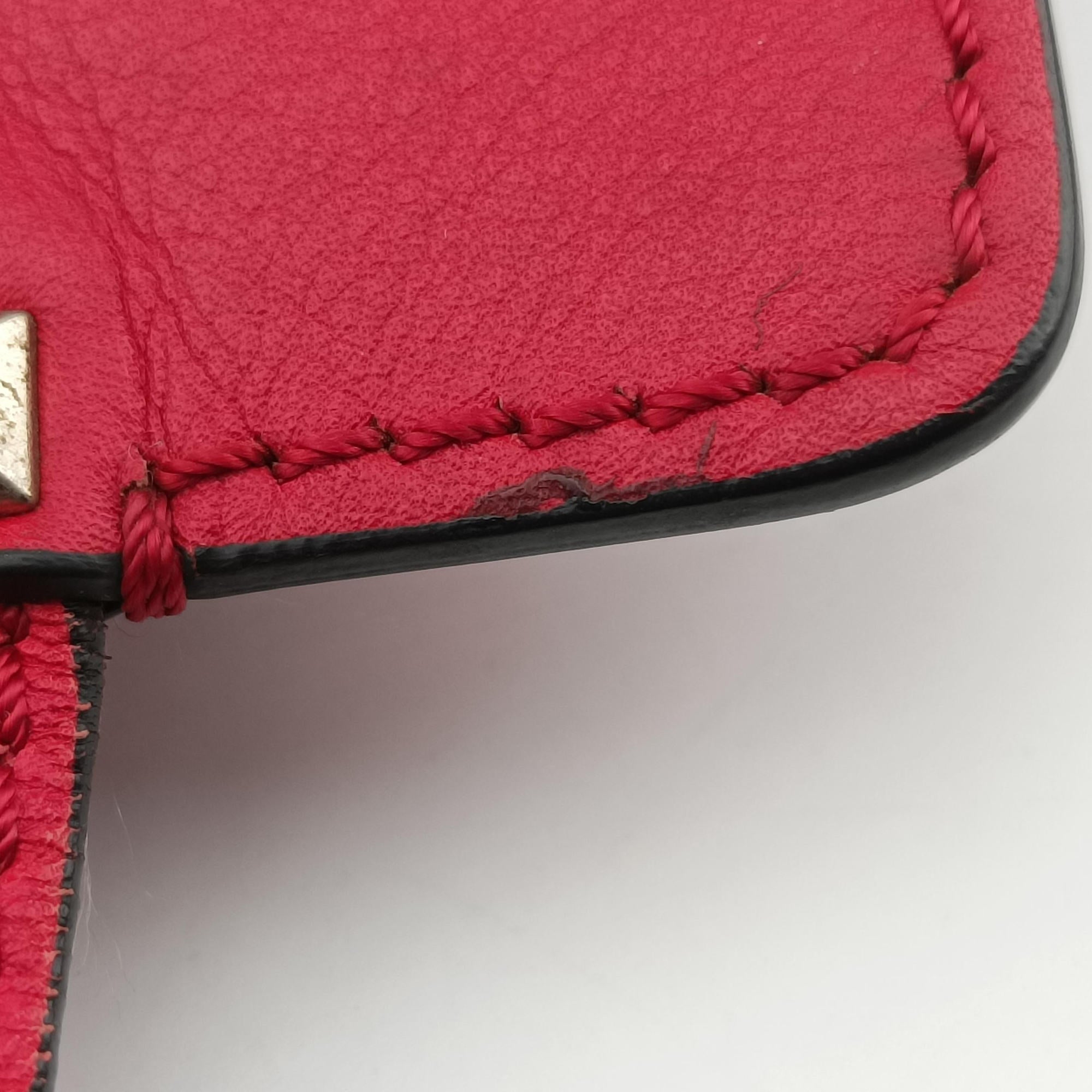 Rockstud Red Leather Lot number unknownロックスタッズ レッド レザー 製番不明