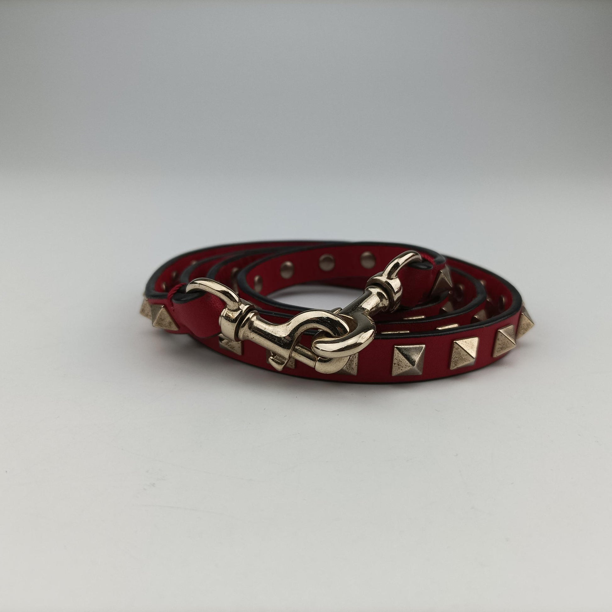 Rockstud Red Leather Lot number unknownロックスタッズ レッド レザー 製番不明