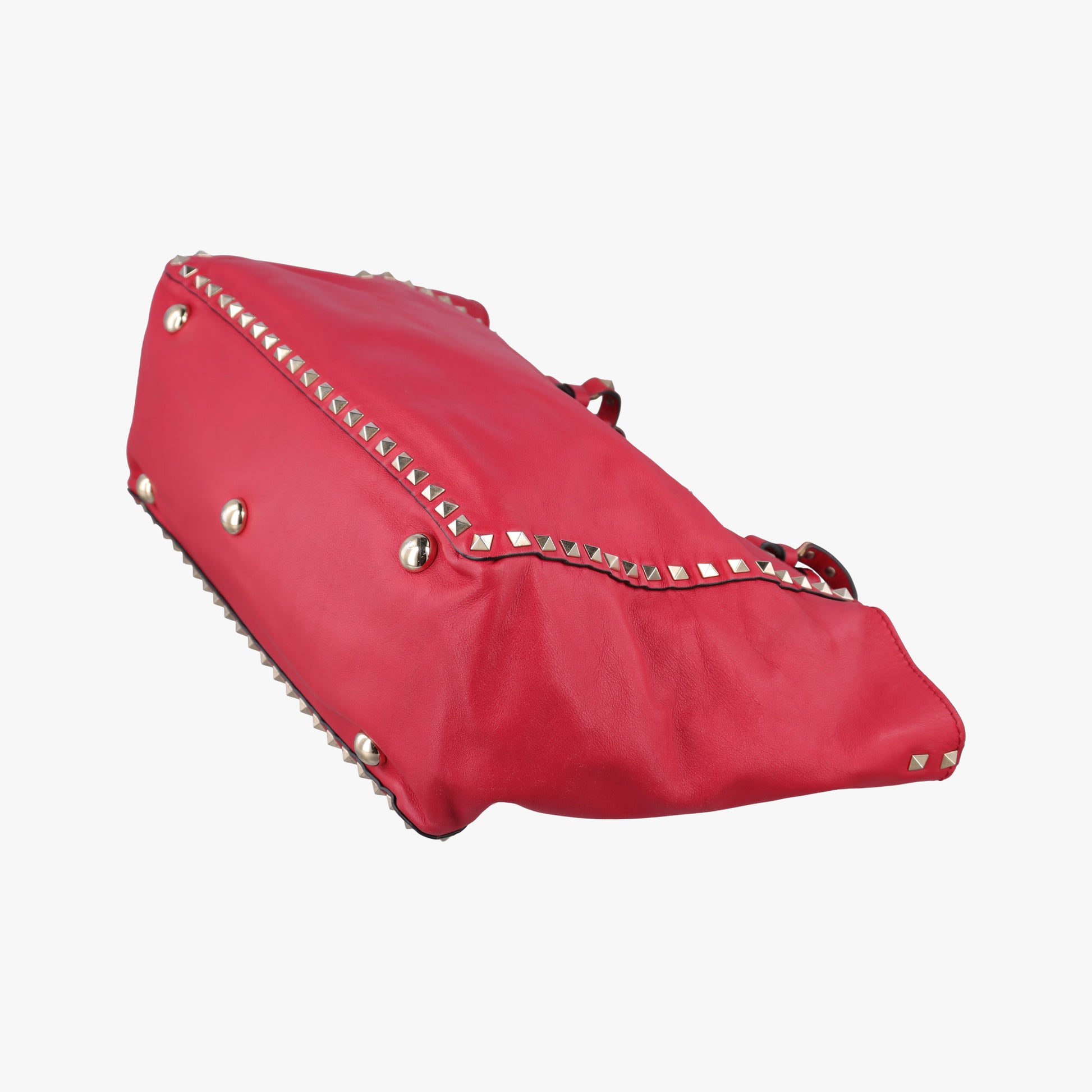 Rockstud Red Leather Lot number unknownロックスタッズ レッド レザー 製番不明
