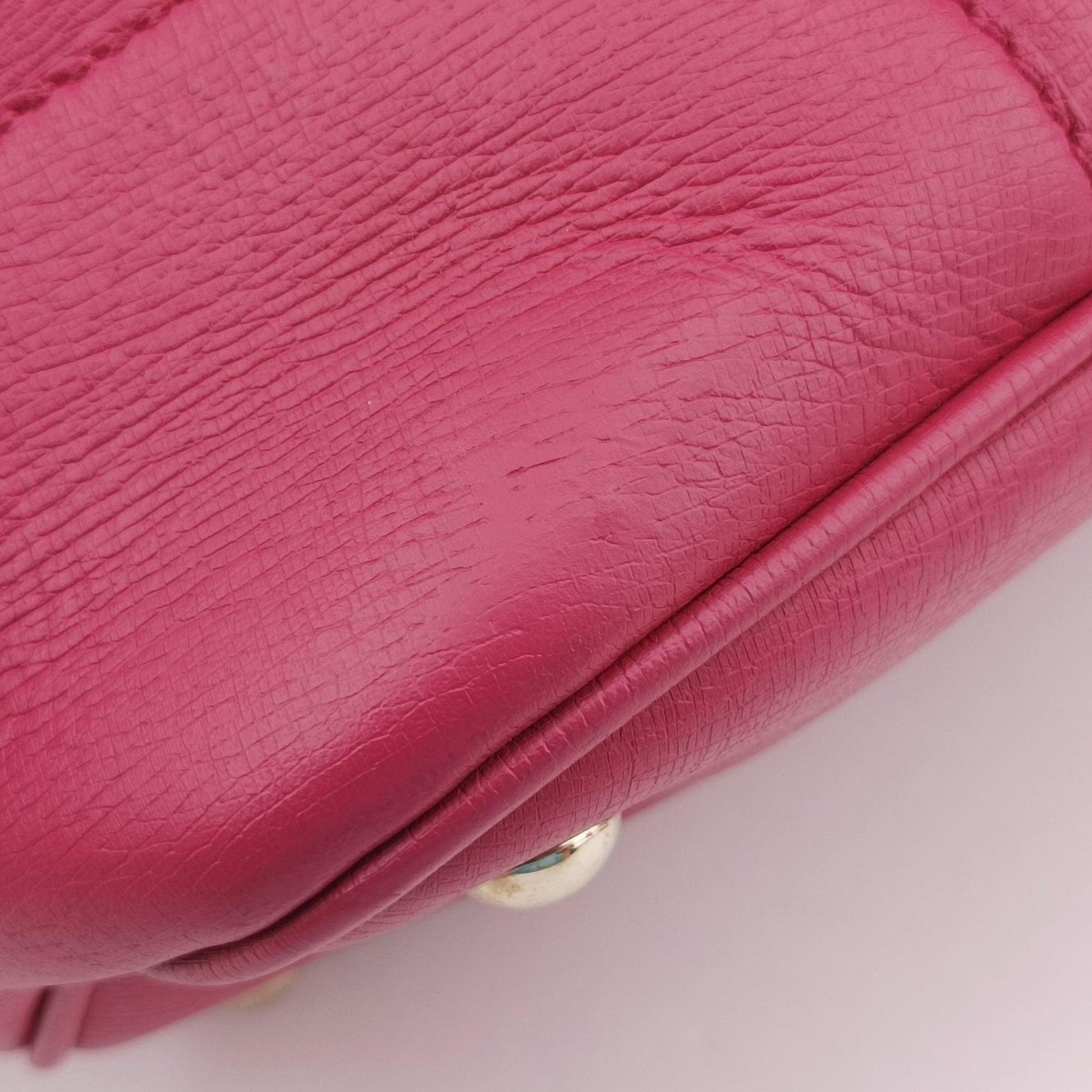 Microguccissima Rose Leather 309617 E014148173マイクログッチシマ ローズ レッド レザー 309617 E014148173