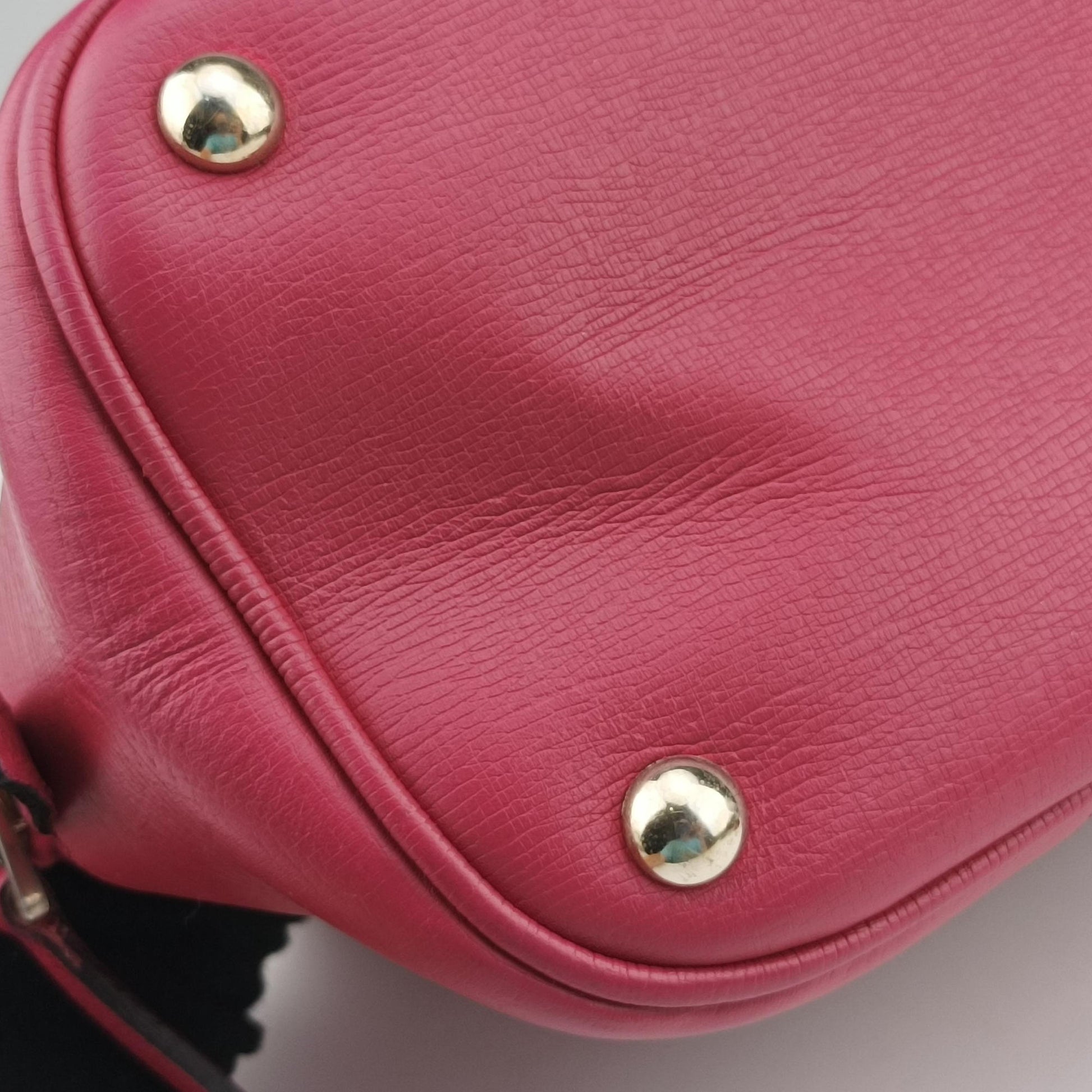 Microguccissima Rose Leather 309617 E014148173マイクログッチシマ ローズ レッド レザー 309617 E014148173
