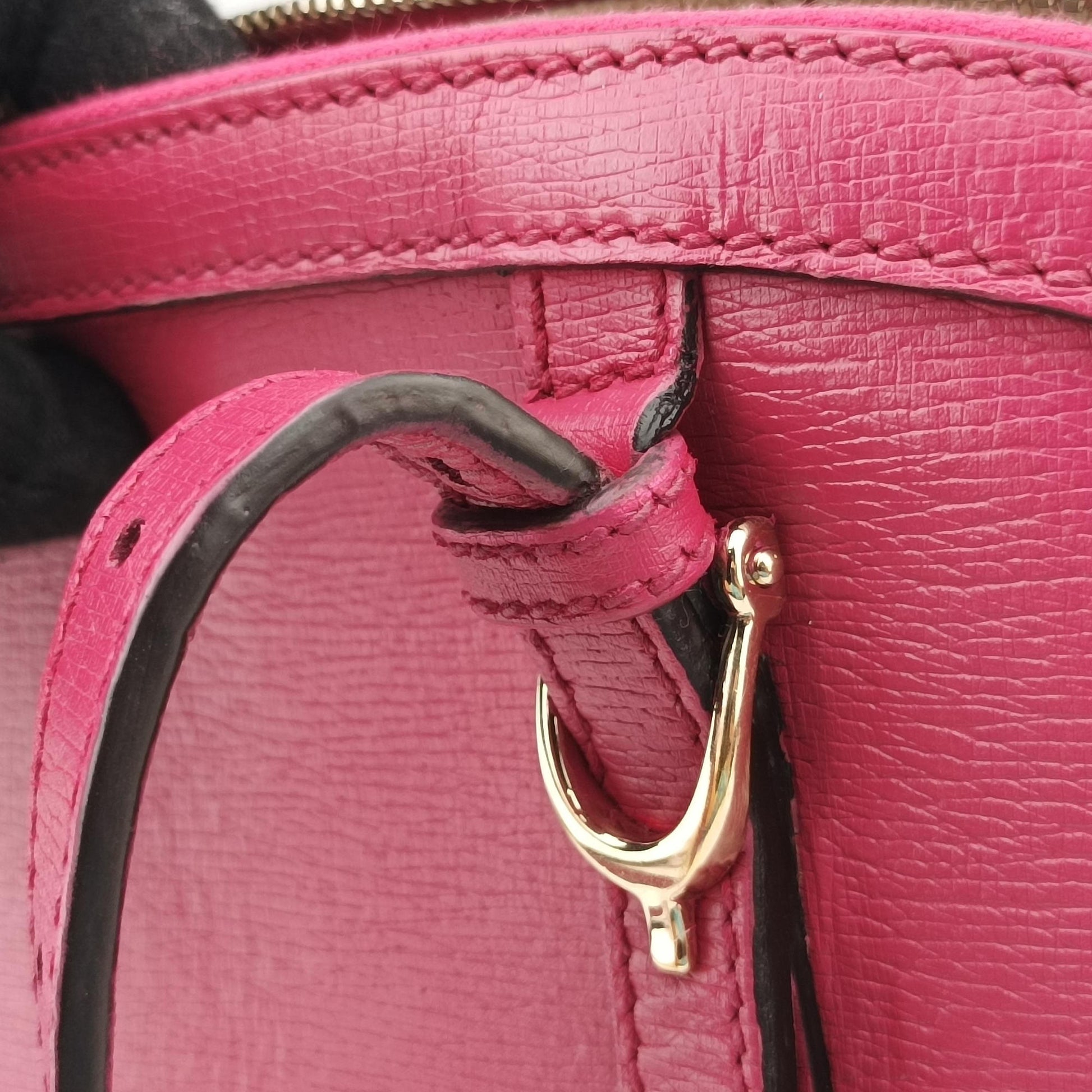 Microguccissima Rose Leather 309617 E014148173マイクログッチシマ ローズ レッド レザー 309617 E014148173