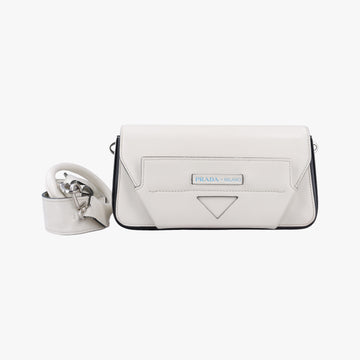 Manuelle White Leather 25 Bマニュエル ホワイト レザー 25 B