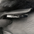 Fur logo flap Black Fur Lot number unknownファー ロゴ フラップ ブラック ファー 製番不明