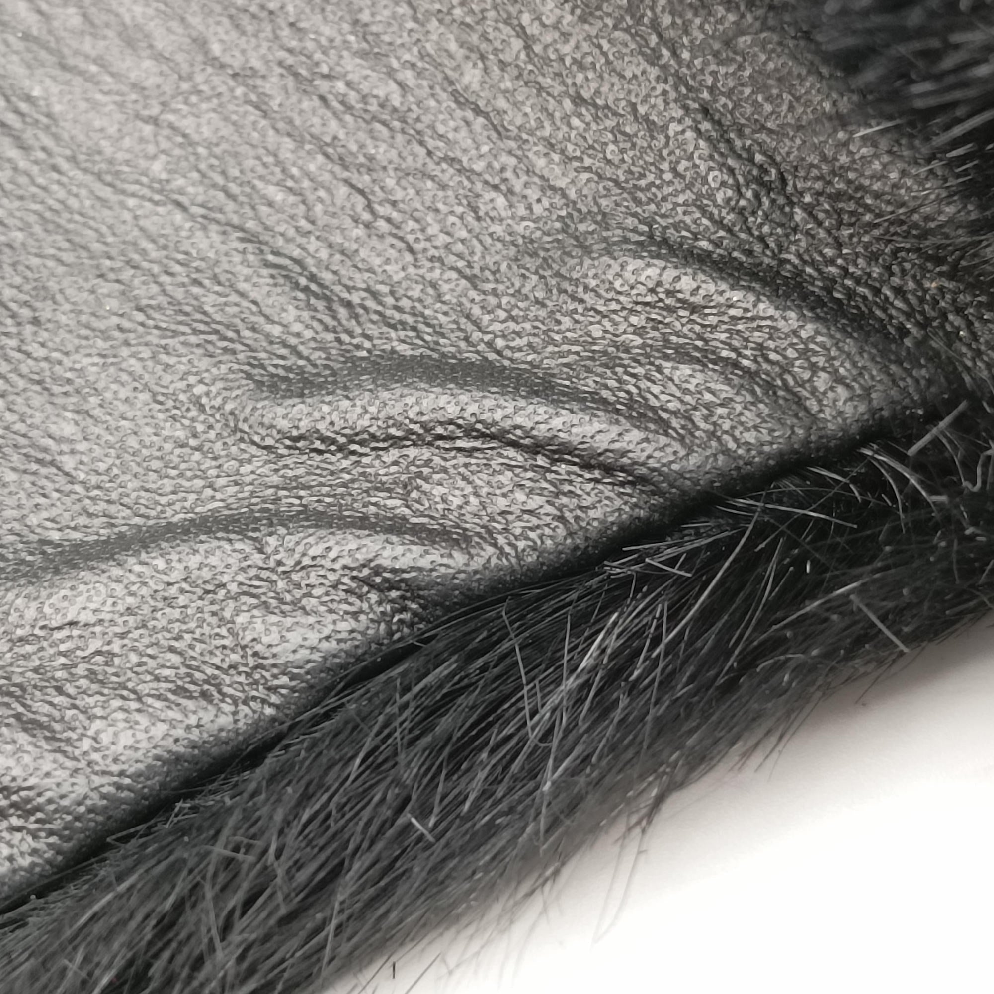 Fur logo flap Black Fur Lot number unknownファー ロゴ フラップ ブラック ファー 製番不明