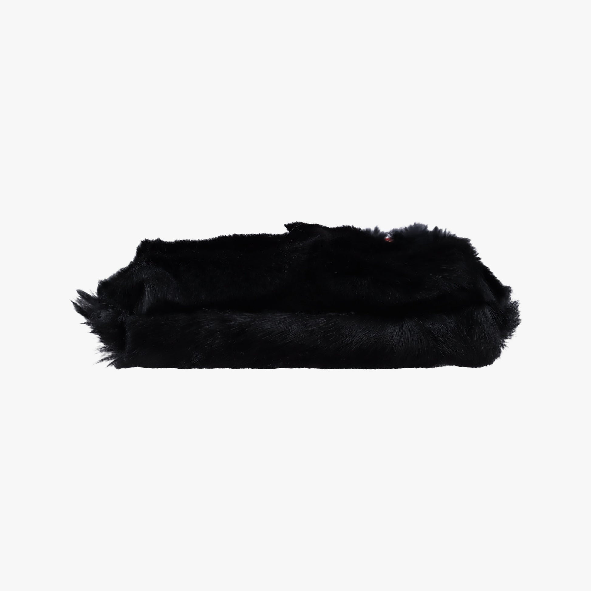 Fur logo flap Black Fur Lot number unknownファー ロゴ フラップ ブラック ファー 製番不明