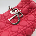 Pre-owned Christian Dior Cannage Dior Soft Shopping Pink lambskin  handbag | stylenewstar