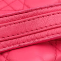 Pre-owned Christian Dior Cannage Dior Soft Shopping Pink lambskin  handbag | stylenewstar