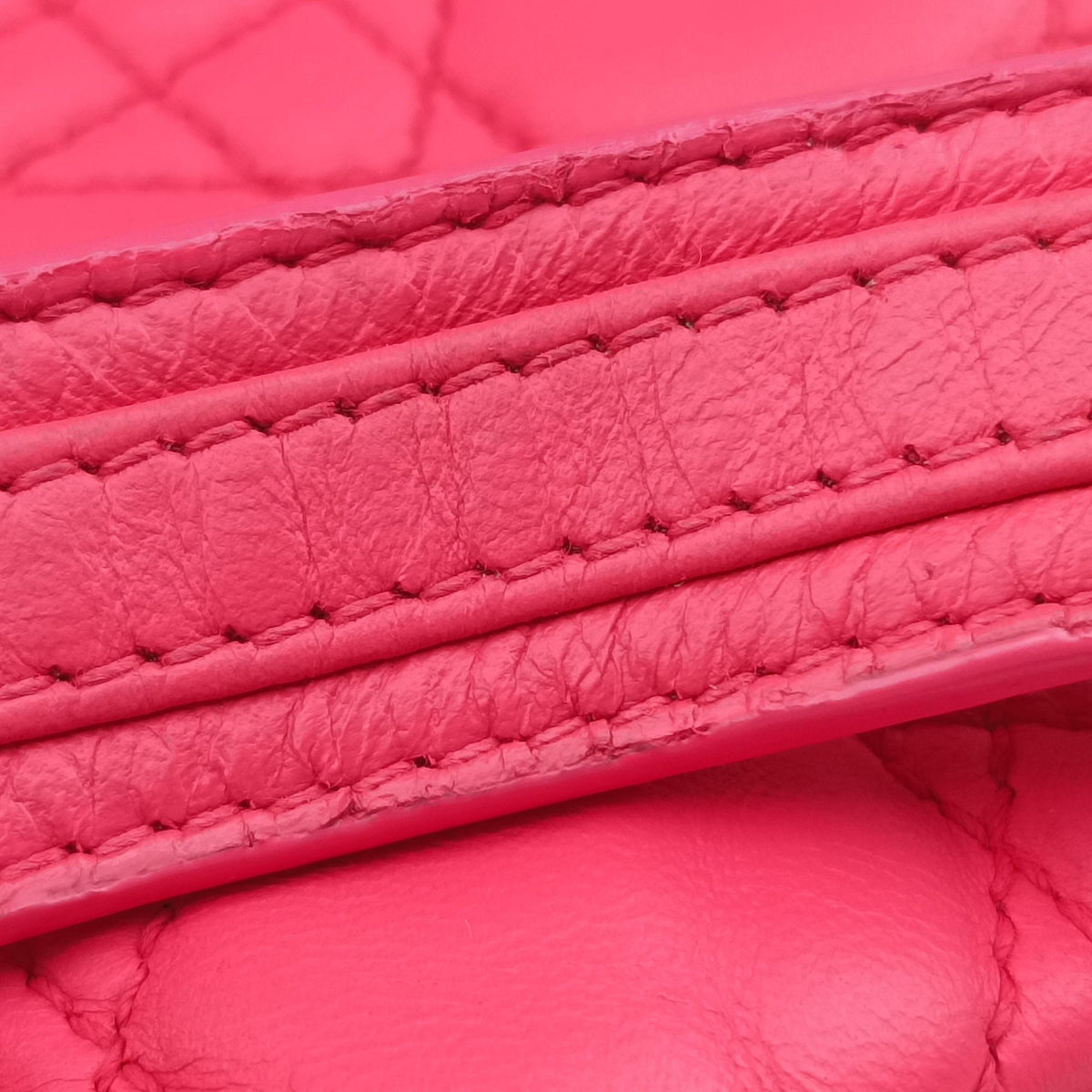 Pre-owned Christian Dior Cannage Dior Soft Shopping Pink lambskin  handbag | stylenewstar