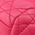 Pre-owned Christian Dior Cannage Dior Soft Shopping Pink lambskin  handbag | stylenewstar