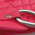 Pre-owned Christian Dior Cannage Dior Soft Shopping Pink lambskin  handbag | stylenewstar