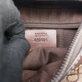 Horsebit print hobo Brown Canvas×Leather 211524 H3560355ホースビット プリント ホーボー ブラウン キャンバス×レザー 211524 H3560355