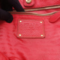 Turquoise New Look Panier Red Leather 117ターコイズ ニュールック パニエ レッド レザー 117
