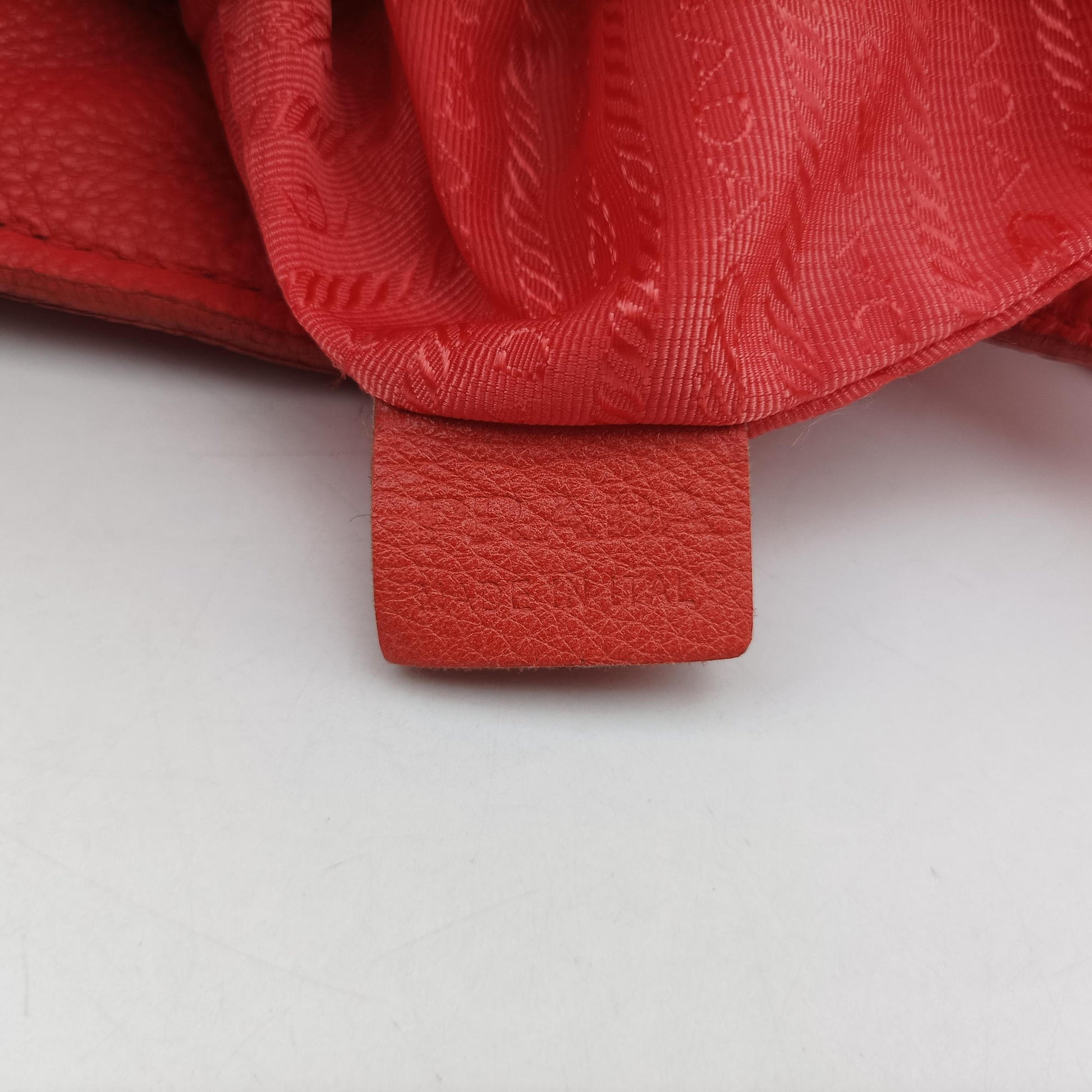Turquoise New Look Panier Red Leather 117ターコイズ ニュールック パニエ レッド レザー 117