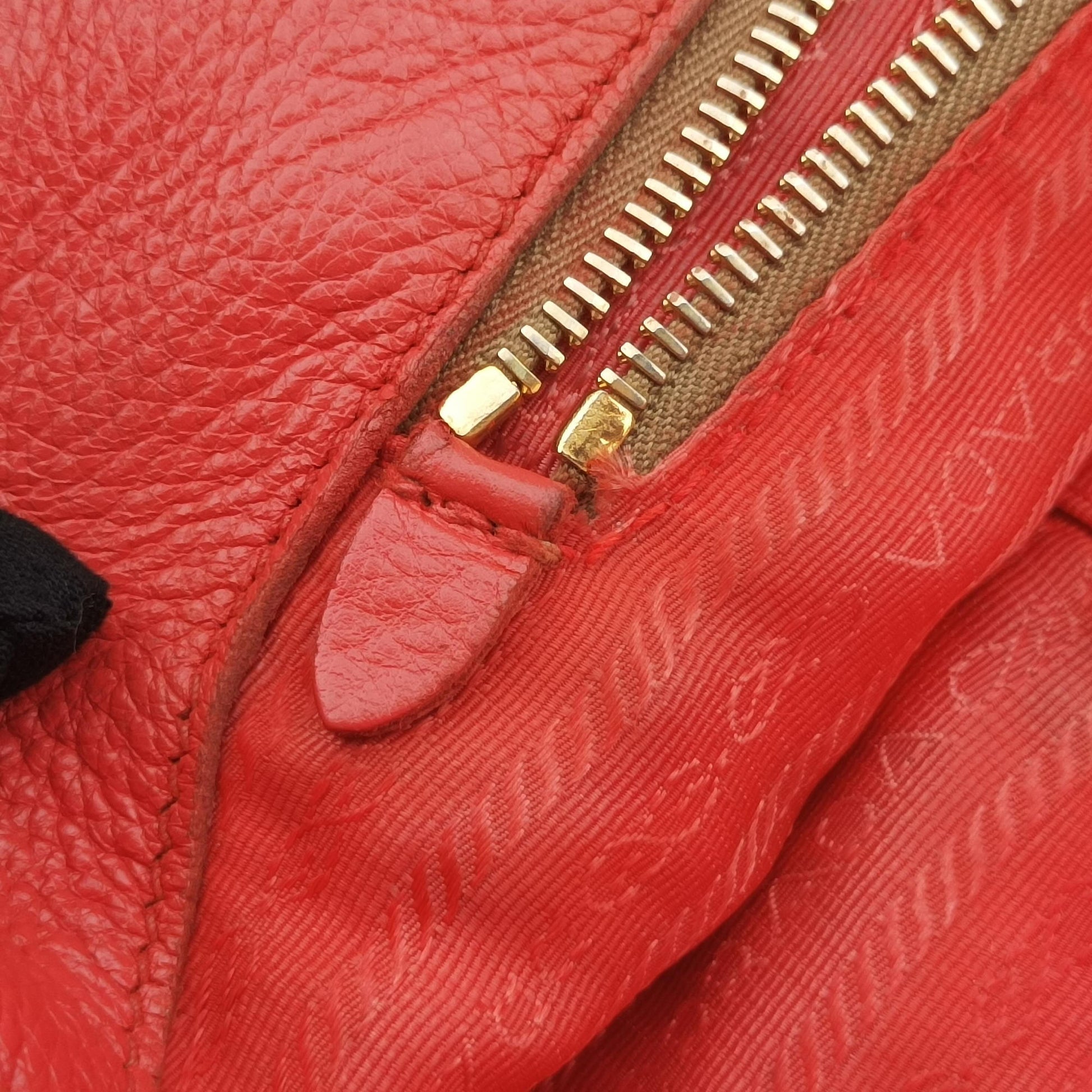 Turquoise New Look Panier Red Leather 117ターコイズ ニュールック パニエ レッド レザー 117