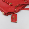 Turquoise New Look Panier Red Leather 117ターコイズ ニュールック パニエ レッド レザー 117