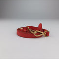 Turquoise New Look Panier Red Leather 117ターコイズ ニュールック パニエ レッド レザー 117