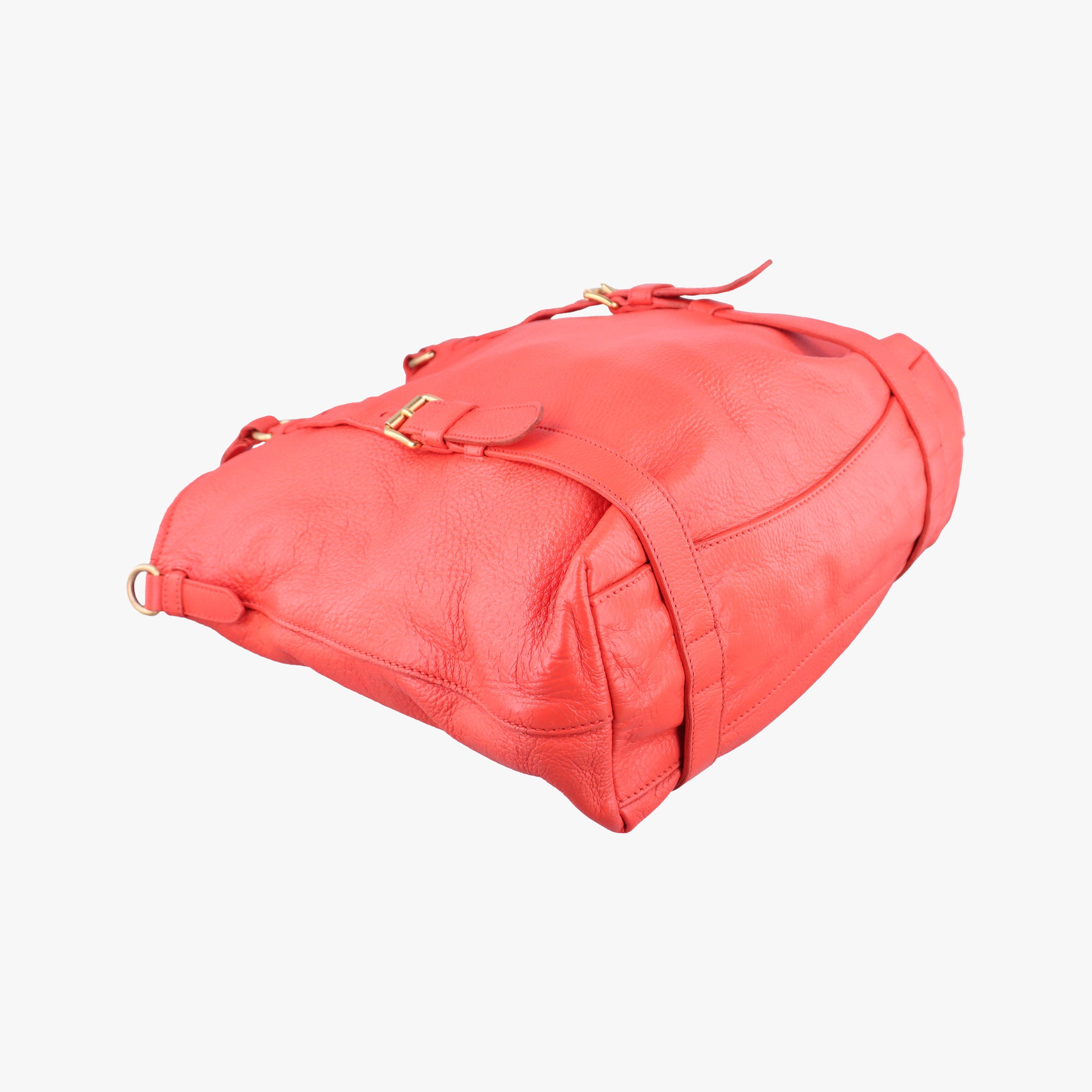 Turquoise New Look Panier Red Leather 117ターコイズ ニュールック パニエ レッド レザー 117