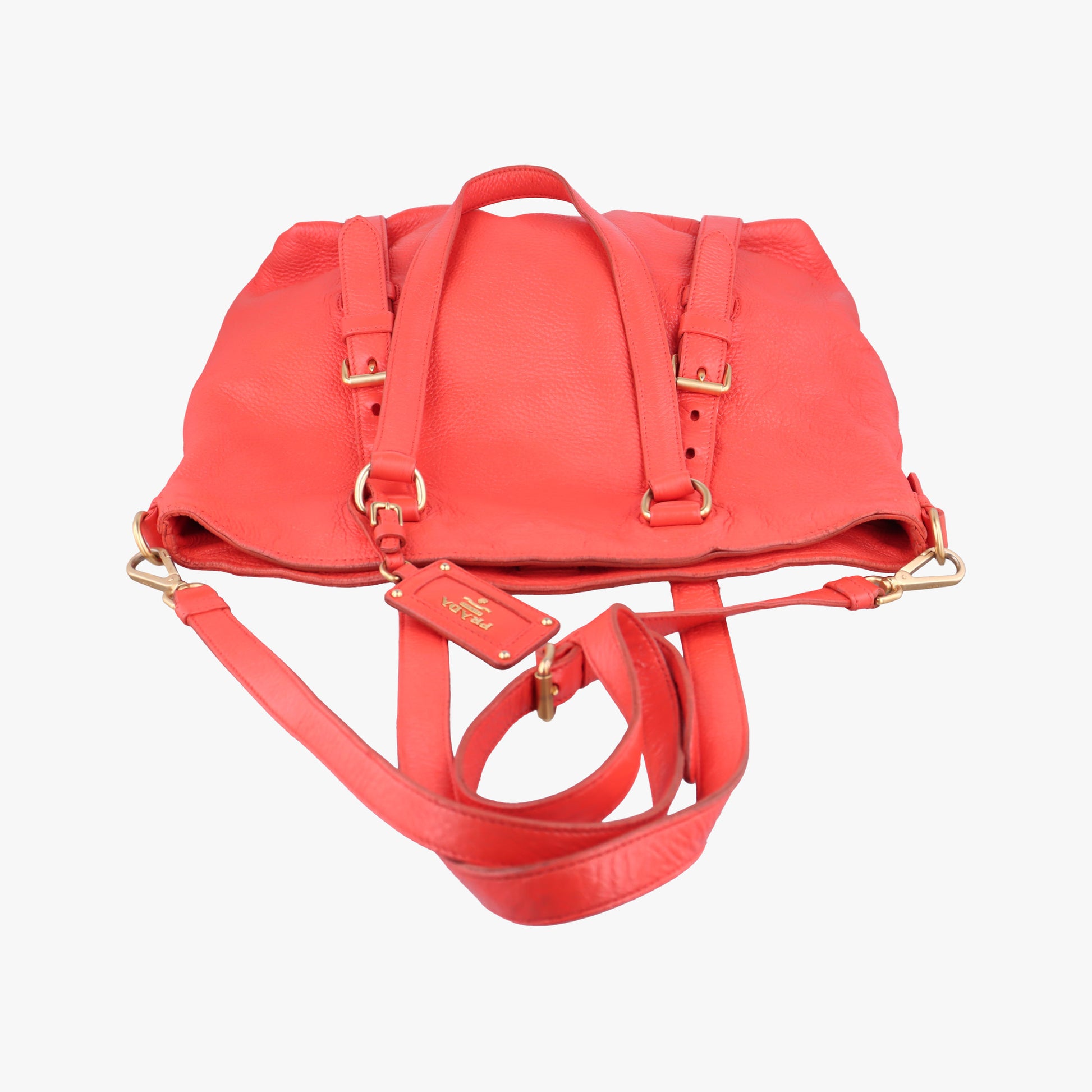 Turquoise New Look Panier Red Leather 117ターコイズ ニュールック パニエ レッド レザー 117