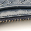 Secondhand Bottega Veneta Intrecciato Navy lambskin  handbag | stylenewstar
