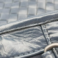 Secondhand Bottega Veneta Intrecciato Navy lambskin  handbag | stylenewstar