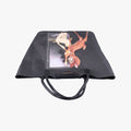 Bambi Print Antigona tote Black Leather 3C0174アンティゴナ バンビ プリント ショッピングトート ブラック レザー 3C0174