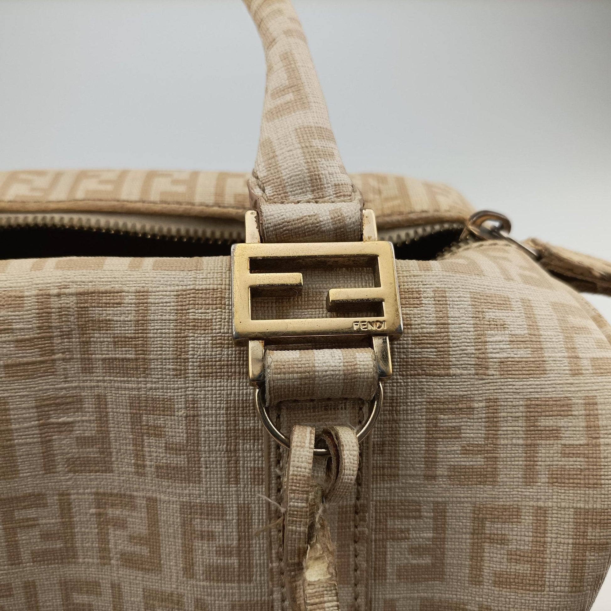 Zucchino boston Beige PVC coated canvas 8BE068 8BE068/YG1 118/2305ズッキーノ ボストン ベージュ PVCコーティングキャンバス 8BE068 8BE068/YG1 118/2305