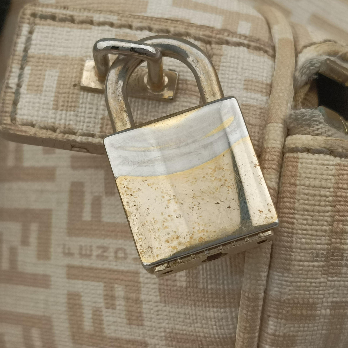 Zucchino boston Beige PVC coated canvas 8BE068 8BE068/YG1 118/2305ズッキーノ ボストン ベージュ PVCコーティングキャンバス 8BE068 8BE068/YG1 118/2305