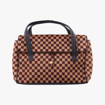 Lion Damier Sauvage Brown × Ebene × Checkerboard Pony Hair × Calf Leather M92131 CE1013ライオン ダミエソバージュ ブラウン × エベヌ ハラコ × レザー M92131 CE1013