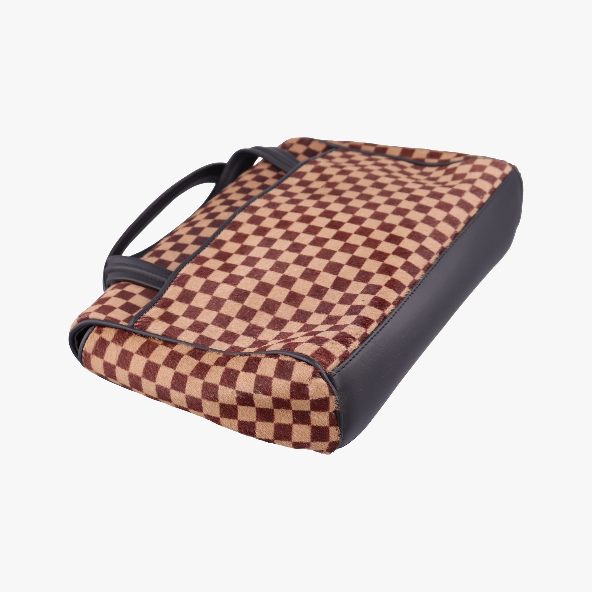 Lion Damier Sauvage Brown × Ebene × Checkerboard Pony Hair × Calf Leather M92131 CE1013ライオン ダミエソバージュ ブラウン × エベヌ ハラコ × レザー M92131 CE1013
