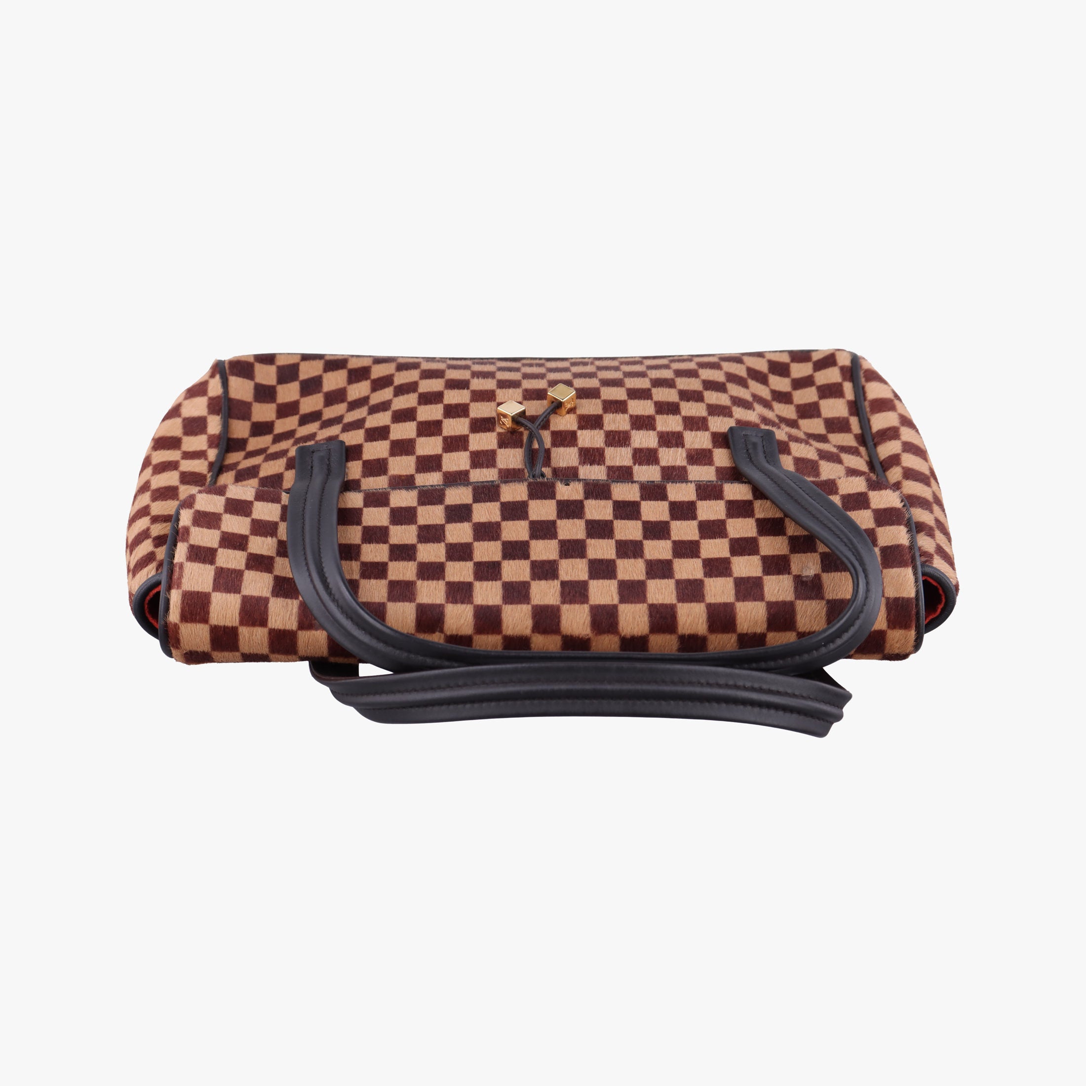 Lion Damier Sauvage Brown × Ebene × Checkerboard Pony Hair × Calf Leather M92131 CE1013ライオン ダミエソバージュ ブラウン × エベヌ ハラコ × レザー M92131 CE1013