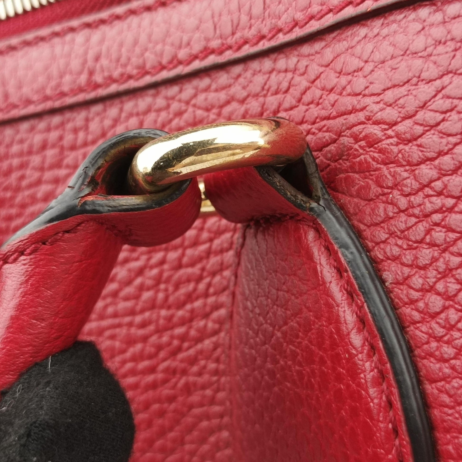 interlocking G Charmy Red Leather 449659 H022927099インターロッキングG チャーム アウトレット レッド レザー 449659 H022927099