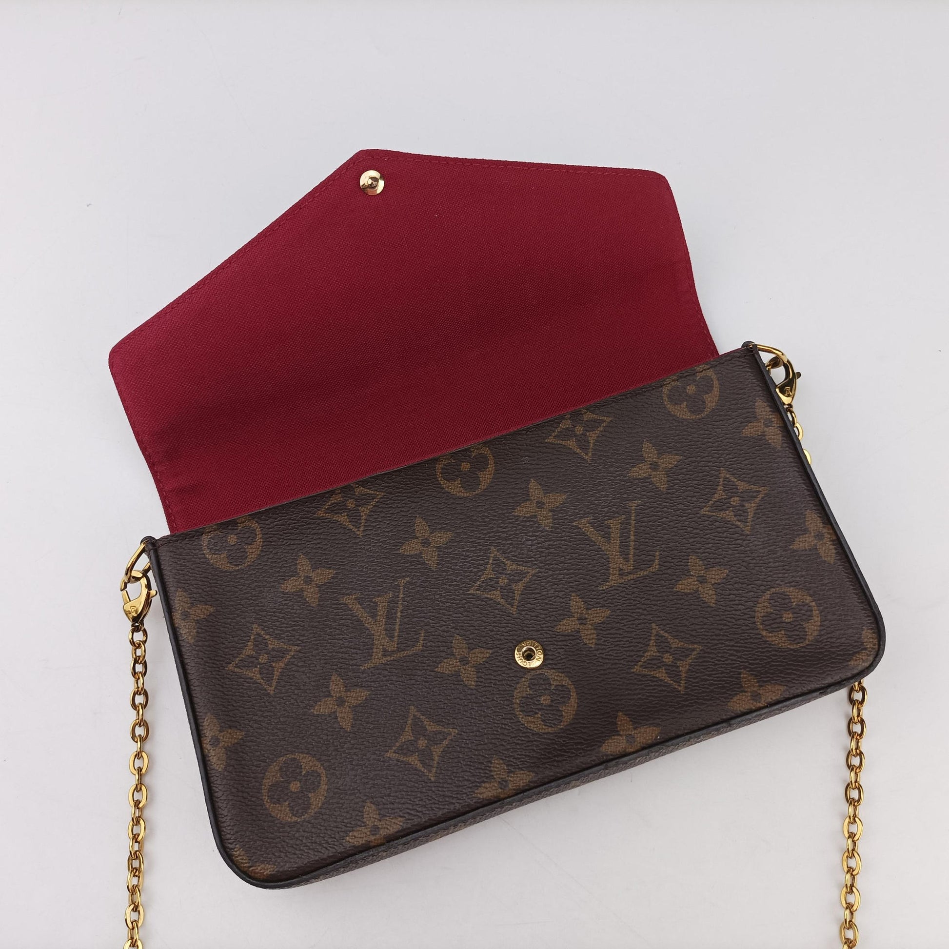 Pochette Felicie Brown Monogram Canvas M61276 FH3220 IC Chipポシェット フェリシー モノグラム/ブラウン モノグラムキャンバス M61276 FH3220 ICチップ
