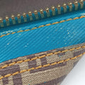Zucca Zucchino Mixed Brown×Blue PVC coated canvas 8BL096 2321-8BL096.WD5-088ズッカ ズッキーノ ミックス ブラウン×ブルー PVCコーティングキャンバス 8BL096 2321-8BL096.WD5-088