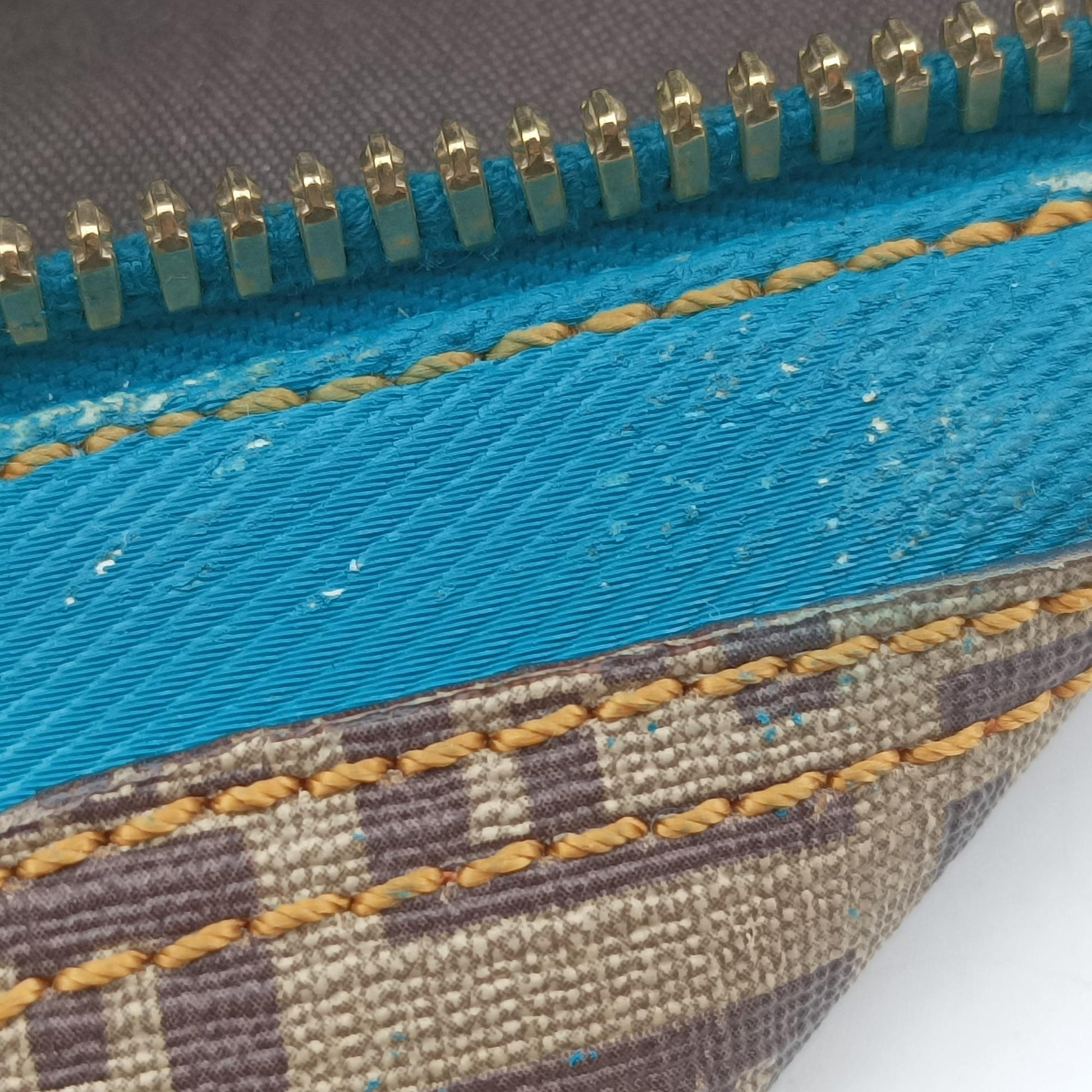 Zucca Zucchino Mixed Brown×Blue PVC coated canvas 8BL096 2321-8BL096.WD5-088ズッカ ズッキーノ ミックス ブラウン×ブルー PVCコーティングキャンバス 8BL096 2321-8BL096.WD5-088