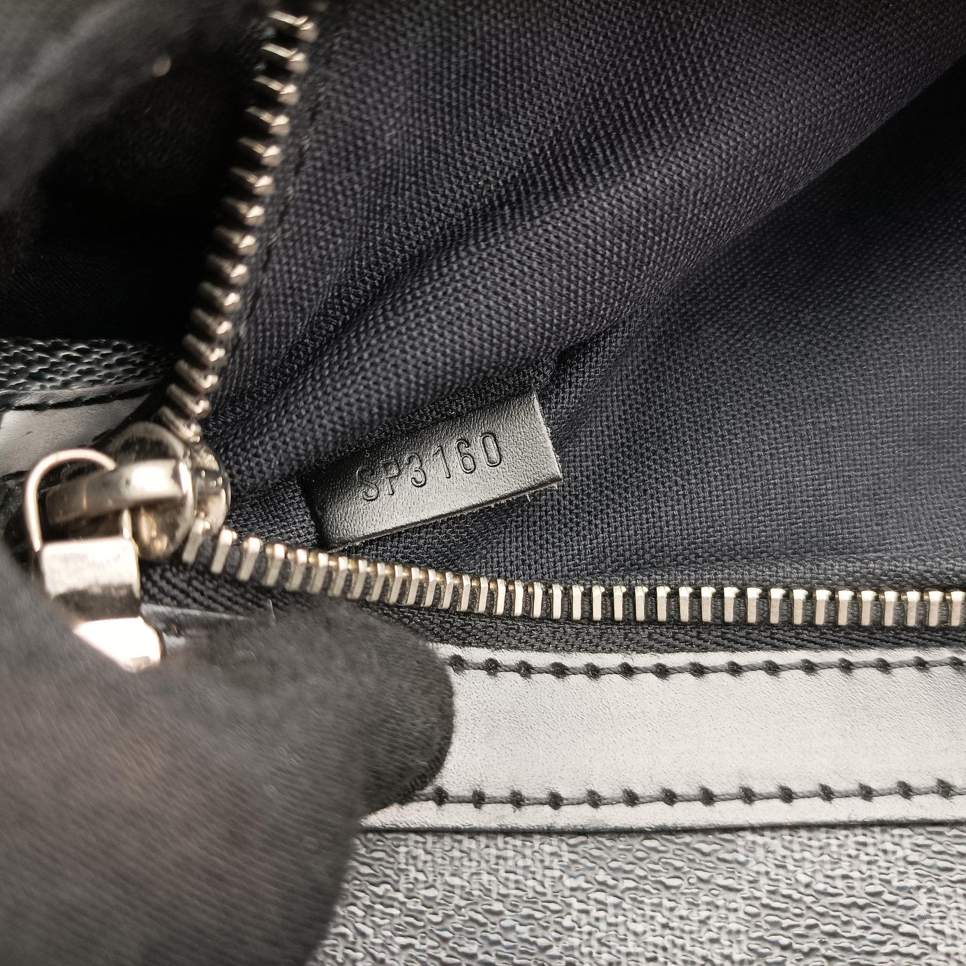 DANIEL MM Noir Damier Graphite N58029 SP3160ダニエルMM ノワール ダミエグラフィット N58029 SP3160
